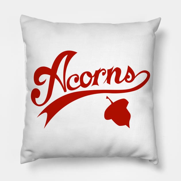 The Mighty Acorns Pillow by MinerUpgrades