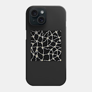 Daisy chain mail wildflowers hand drawn Phone Case