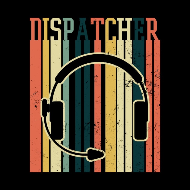 911 Dispatcher Shirt | Vintage Retro Gift by Gawkclothing