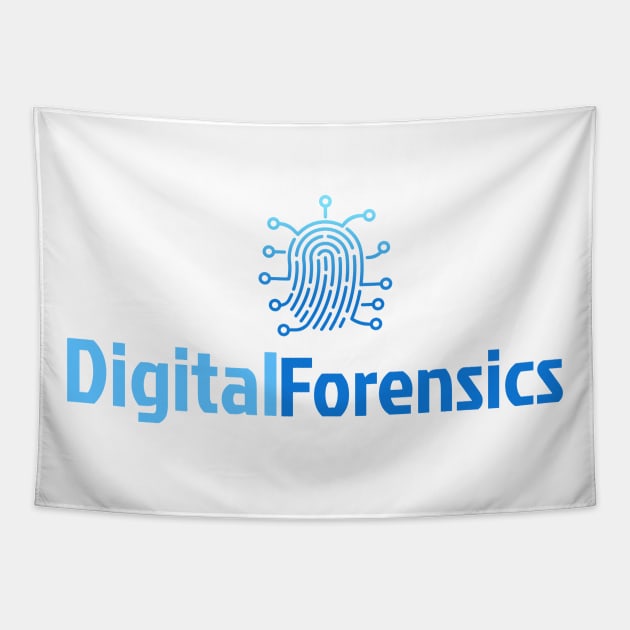 Digital Forensics Tapestry by Cyber Club Tees