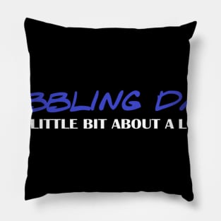 BLUE DABBLE Pillow