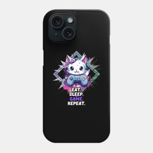 Eat Sleep Game Repeat Phone Case