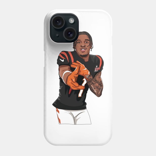 Jamarr Chase Phone Case by xavierjfong