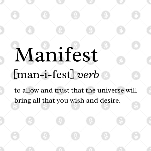 Manifest Definition by Disocodesigns