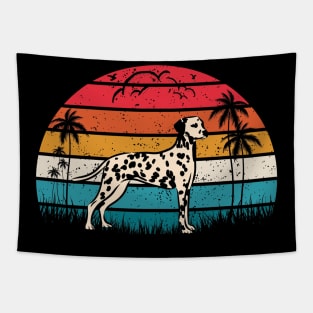 Vintage Retro Sunset Art Of Zoo Tapestry