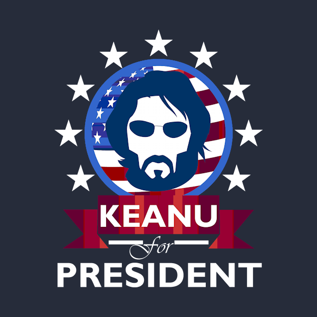 Keanu Reeves for President Keanu Reeves Pin TeePublic