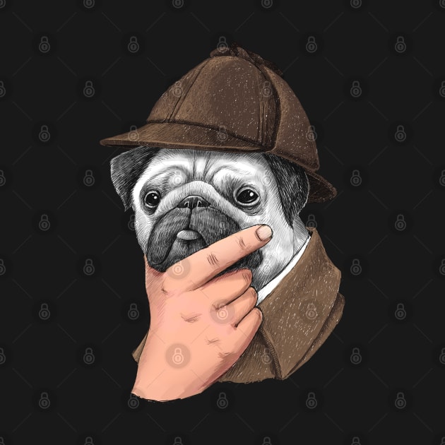 Sherlock Pug by NikKor