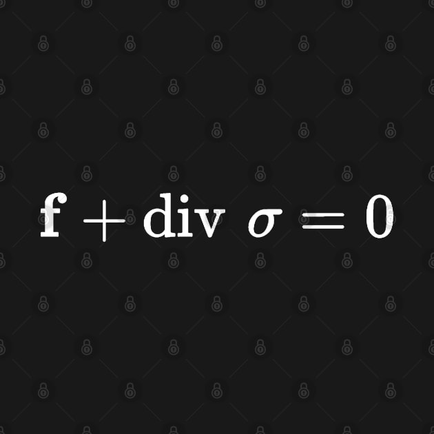 Fundamental equation of continuum mechanics dark version by NoetherSym