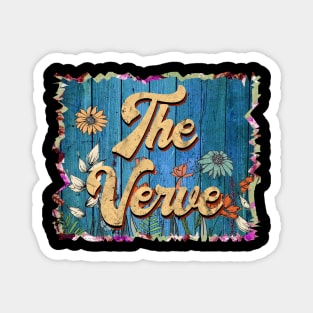 Vintage Verve Name Flowers Limited Edition Classic Styles Magnet