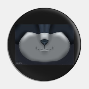 Raccoon Mask Dark Pin