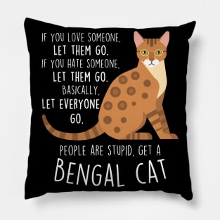 Get a Bengal Cat Pillow