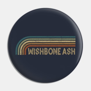 Wishbone Ash Retro Stripes Pin