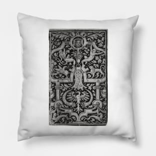 Strapwork and Foliage Pillow