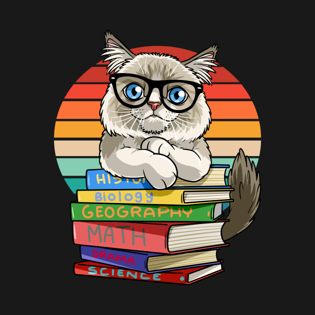 Ragdoll Cat Back To School Teacher's Pet by Noseking