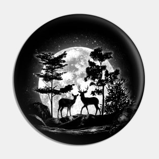 Moonlight Deer Pin