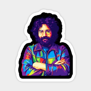 Jerry Garcia pop art Magnet