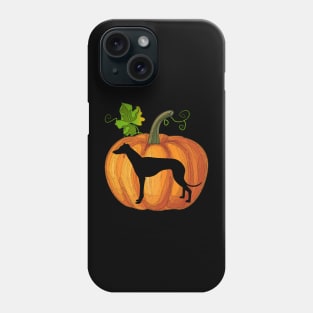 Greyhound in pumpkin Phone Case