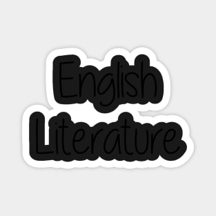 School Subject Sticker - English Literature Magnet