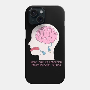 Unplugged Brain Phone Case