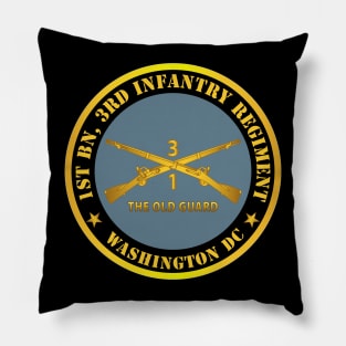 1st Bn 3rd Infantry Regiment - Washington DC - The Old Guard w Inf Branch Pillow