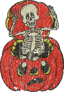 Boo! Classic '80s Halloween Magnet