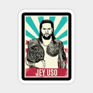 Vintage Retro Jey Uso Magnet