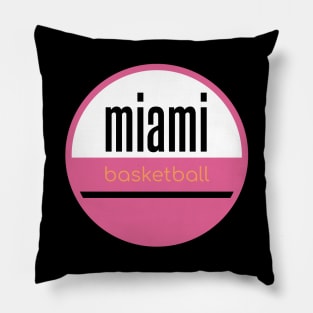 miami basketball Pillow