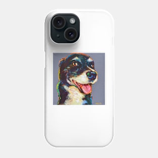 Smiling Australian Shepherd Mix Phone Case