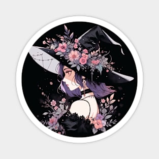 Flower Witch Magnet