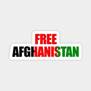 Free Afganistan Magnet