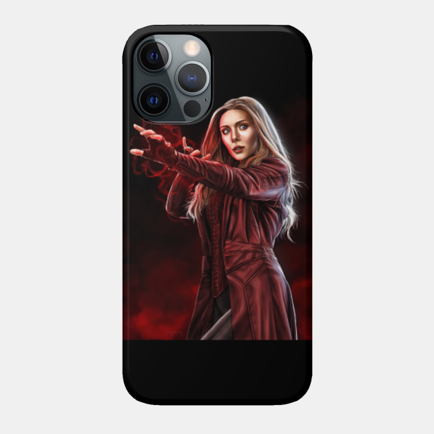 Scarlet Witch Illustration - Scarlet Witch - Phone Case | TeePublic