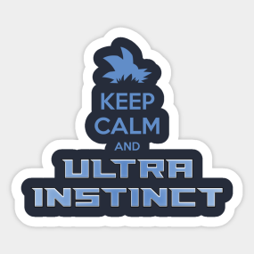 Ultra Instinct Stickers Teepublic