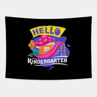 Hello Kindergarten Funny Back To School Gift Tapestry