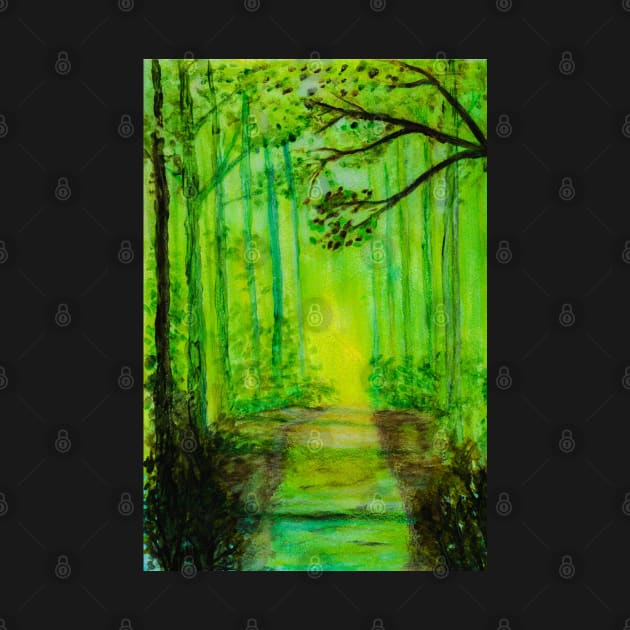 Forest Path by teenamarie23art