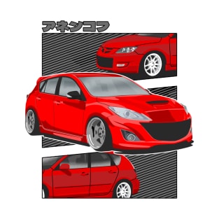 Mazda 3 bl 2gen Japanese Comics T-Shirt