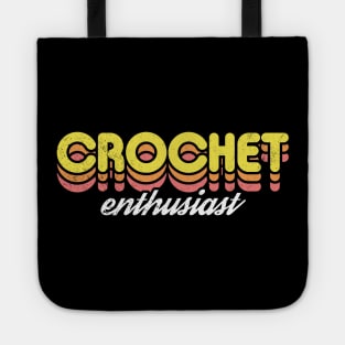 Retro Crochet Enthusiast Tote