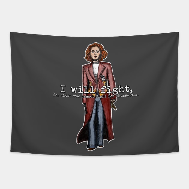 Wonder Scully Tapestry by WEARME