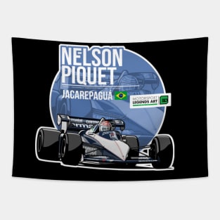 Nelson Piquet 1983 Jacarepagua Tapestry