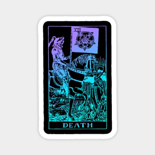 Death Tarot Card Rider Waite Witchy Magnet