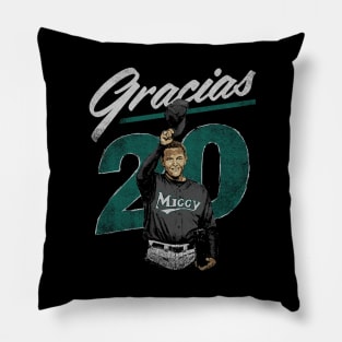 Miguel Cabrera Florida Gracias Retro Pillow