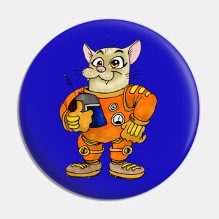 Catstronaut Pin