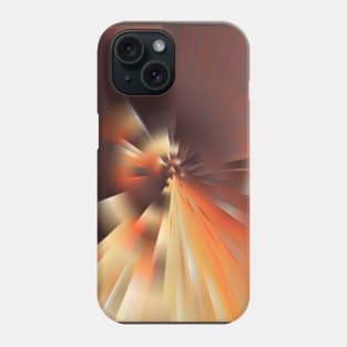 Abstract sun rays Phone Case