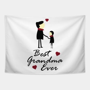 Best Grandma Ever - Mother's Day or Birthday Gift Tapestry