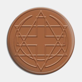 Three faiths, one God.(ceramic 3d effect) Pin
