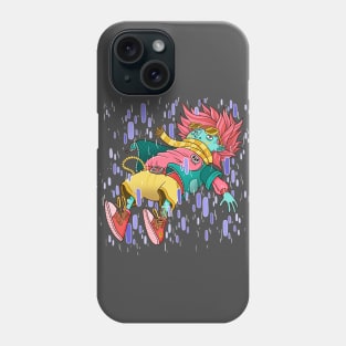 Floating through nothingness Phone Case