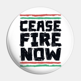 Ceasefire Now - Peace For Palestine Pin