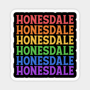 HONESDALE COLORFUL CITY Magnet