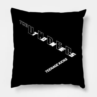 Teenage Kicks Throwback 1978 Punk New Wave Design Pillow