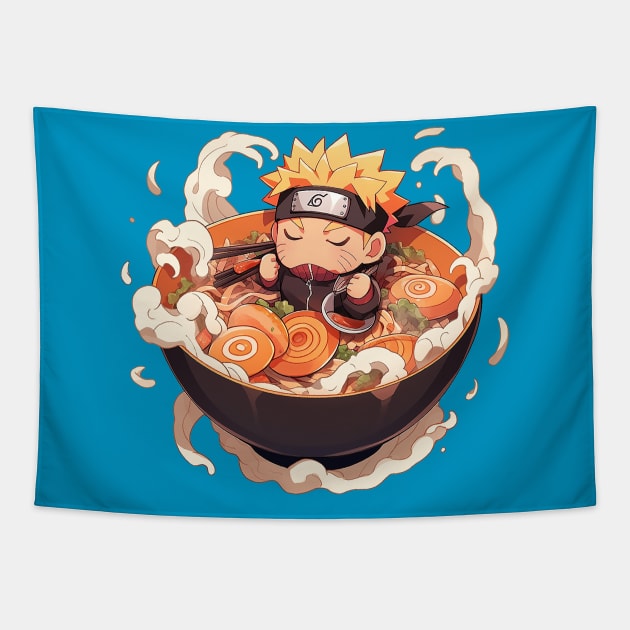 anime ramen Tapestry by weirdesigns