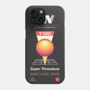 Retro Blank VHS WWW Phone Case